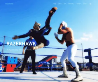 Razerhawk2000.com(The Flyest Wrestler of the New Millennium) Screenshot