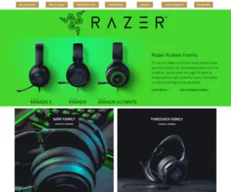 Razerheadset.com(Razer Headset Razer Gaming Headsets) Screenshot