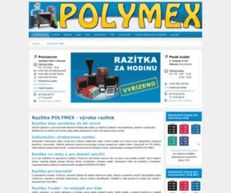 Razitka-Polymex.cz(POLYMEX Razítka Olomouc) Screenshot