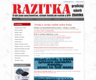 Razitka.biz(Prodej a výroba razítek online Praha) Screenshot