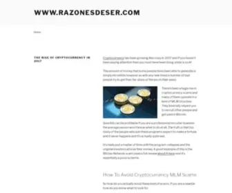 Razonesdeser.com(razonesdeser) Screenshot