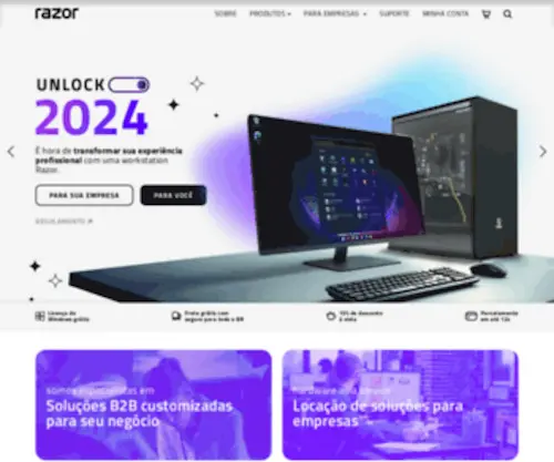 Razor.com.br(Razor) Screenshot