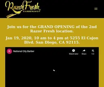 Razorfreshbarbershop.com(Razor Fresh Barbershop) Screenshot