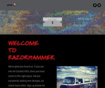 Razorhammer.com(Established Tomorrow) Screenshot