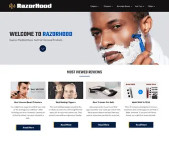 Razorhood.com(All About Grooming Tools and Ideas) Screenshot