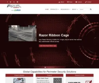 Razorribbon.com(Razor Ribbon barbed tape) Screenshot