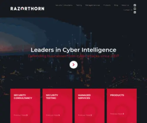 Razorthorn.co.uk(Information Security Consultants) Screenshot