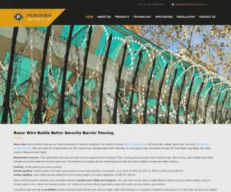 Razorwiresupplier.com(Razor Wire for Security Fencing Barriers) Screenshot