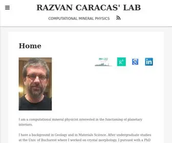 Razvancaracas.info(Computational mineral physics) Screenshot