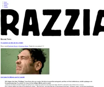 Razziarecords.se(Razzia Records) Screenshot