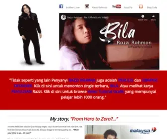 Razzirahman.com(Ada masalah cinta) Screenshot