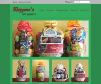 Razzoresgiftbaskets.com(Razzore's Gift Baskets) Screenshot