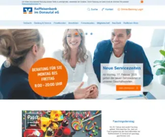 RB-Donaumooser-Land.de(Raiffeisenbank Donaumooser Land eG) Screenshot