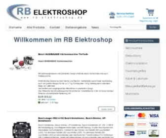 RB-Elektroshop.de(RB Elektroshop) Screenshot