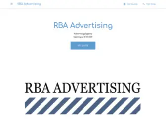 Rbaadvertise.com(Rbaadvertise) Screenshot