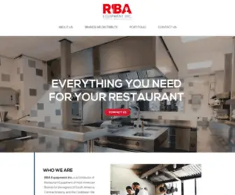 Rbaequipmentinc.com(Since 2004 RBA Equipment) Screenshot