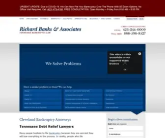 Rbankslawfirm.com(Richard L. Banks & Associates) Screenshot