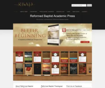 Rbap.net(Reformed Baptist Academic Press) Screenshot