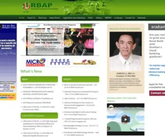 Rbap.org(Rural Bankers Association of the Philippines) Screenshot