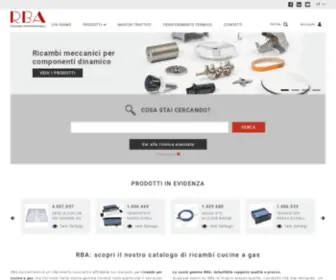 Rbaricambi.com(RBA Ricambi) Screenshot