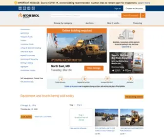 Rbauction.com(New and used heavy equipment for sale) Screenshot