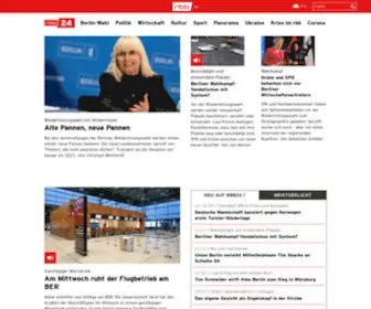 RBB24.de(Nachrichten aus Berlin und Brandenburg) Screenshot