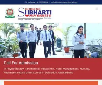 RBbsu.edu.in(Best University in Dehradun) Screenshot