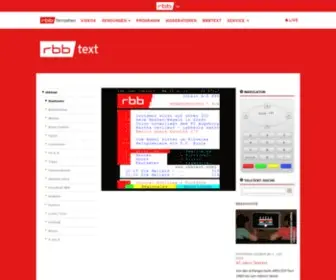RBbtext.de(Rbbtext 100 Startseite) Screenshot