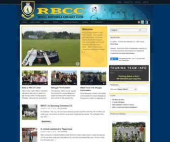 RBCC.be(The Official website of Royal Brussels Cricket Club. RBCC) Screenshot