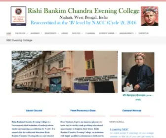 Rbcec.in(Rishi Bankim Chandra Evening College) Screenshot