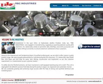 Rbcindustries.com(RBC Industries) Screenshot