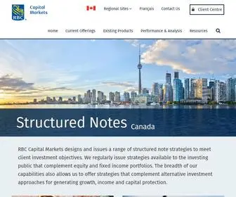 RBcnotes.com(RBC Structured Notes) Screenshot