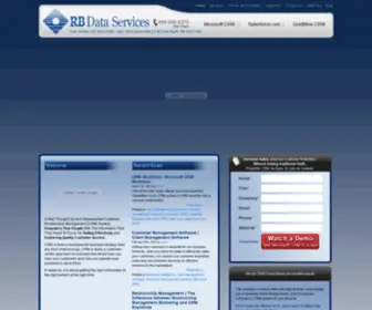 Rbdata.com(Microsoft CRM Software (MS CRM)) Screenshot