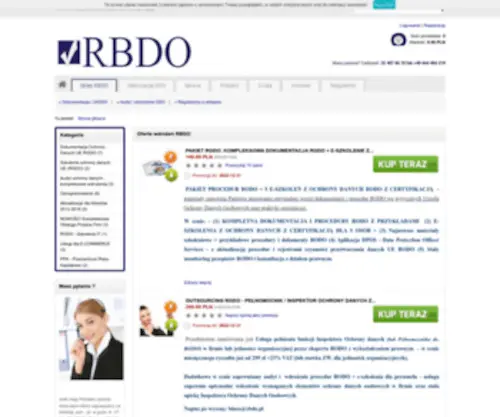 Rbdo.com.pl(Rejestracja i Bezpieczeństwo Danych Osobowych) Screenshot