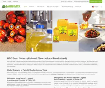 RBdpalmoil.com(RBD Palm Oil) Screenshot