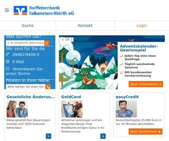Rbfalkenstein-Woerth.de(Privatkunden) Screenshot