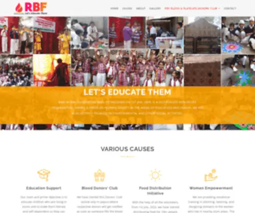 RBF.co.in(Rani Biyani Foundation) Screenshot