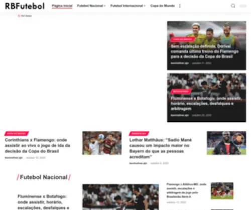 Rbfutebol.com.br(RB Futebol Notícias) Screenshot