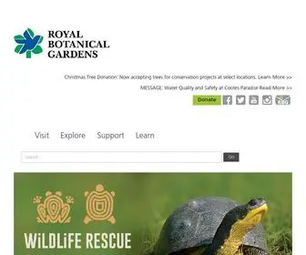 RBG.ca(Royal Botanical Gardens (RBG)) Screenshot