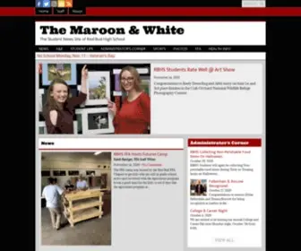 RBHsnews.com(The Student News Site of Red Bud High School) Screenshot