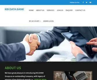 Rbidatabank.com(RBI DATA BANK) Screenshot