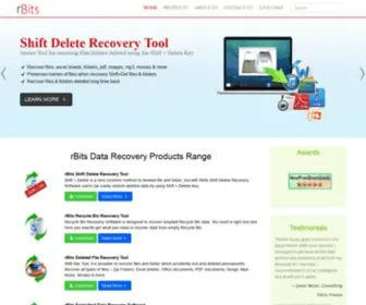 Rbits.org(Online Store for Data Recovery Solution) Screenshot