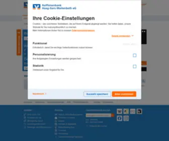 RBK-Haag-Gars.de(Raiffeisenbank Haag) Screenshot
