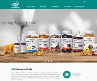 RBK.com.au(RBK Nutraceuticals) Screenshot