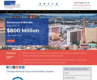 Rblaw.net(Leading Injury Lawyers in Chicago) Screenshot