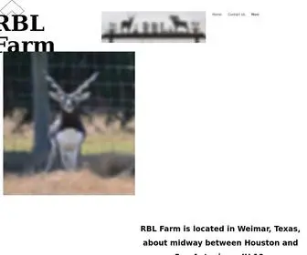 RBlfarm.net(Trophy blackbuck antelope breeder) Screenshot