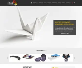 RBL.fr(Thermoformage plastique fine et forte épaisseur) Screenshot