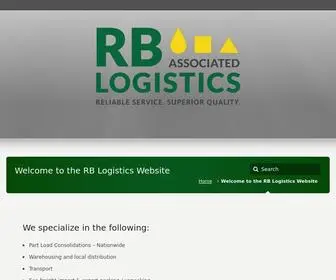 Rblogistics.co.za(RB Logistics) Screenshot