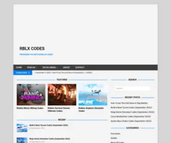 RBLxcodes.com(Database Connection Issue) Screenshot