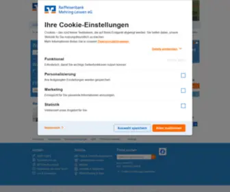 Rbmehring-Leiwen.de(Raiffeisenbank Mehring) Screenshot